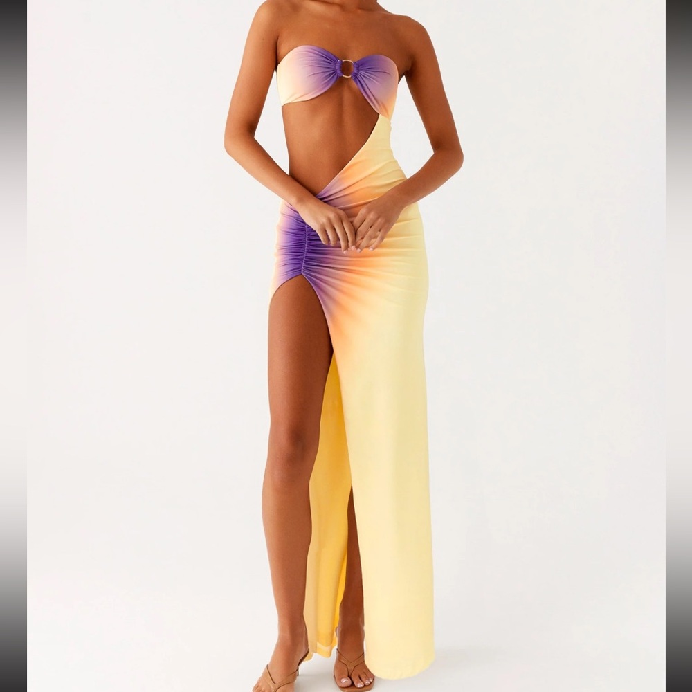 Peppermayo Ellisah Ombre Maxi Dress - Sunrise Ombre